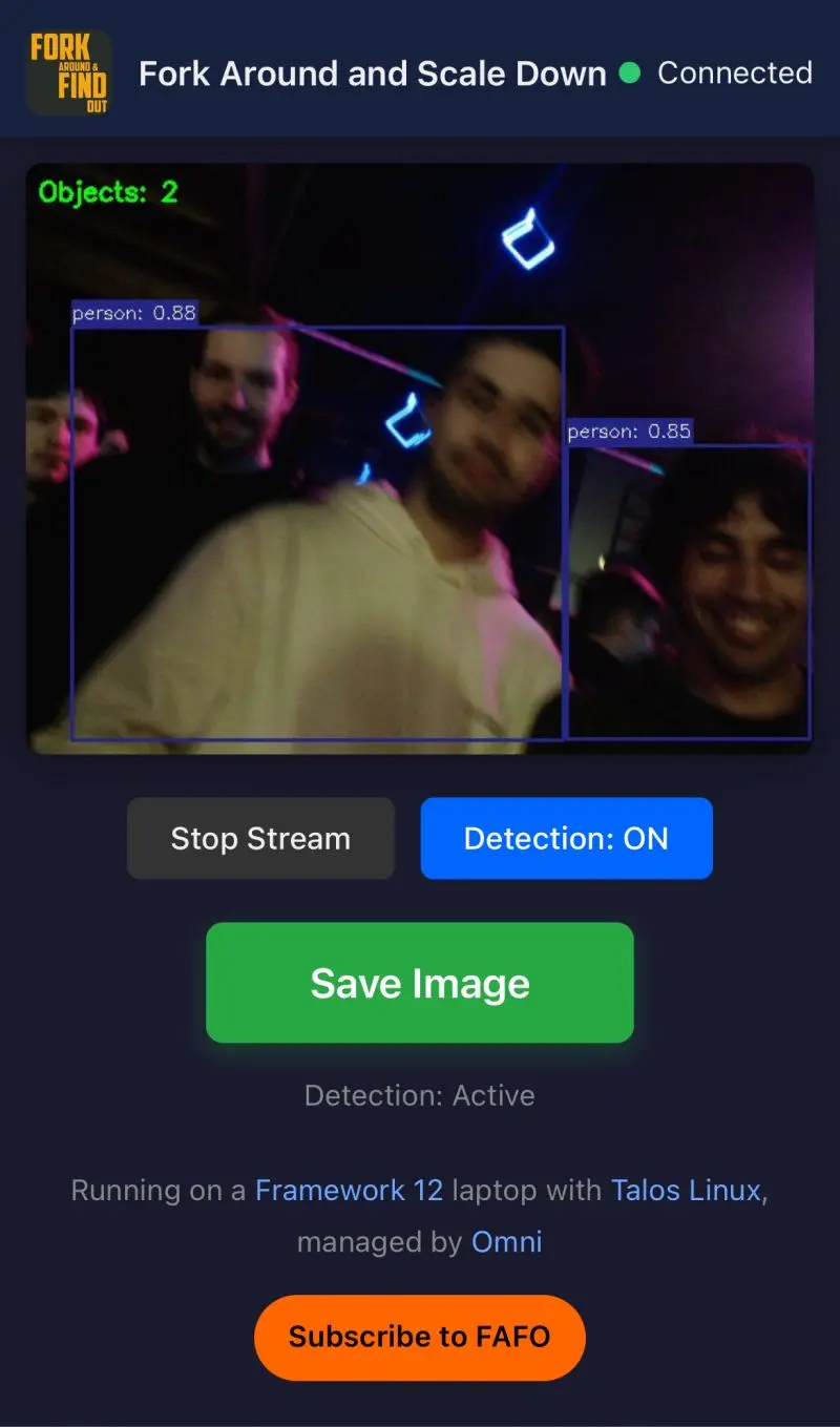 The selfie we took